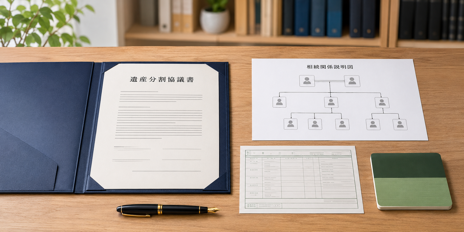 遺産分割協議書と相続関係説明図