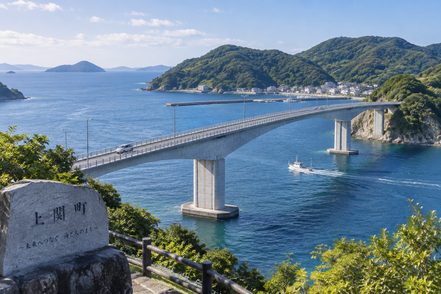山口県上関町の海と橋 上関町の相続相談
